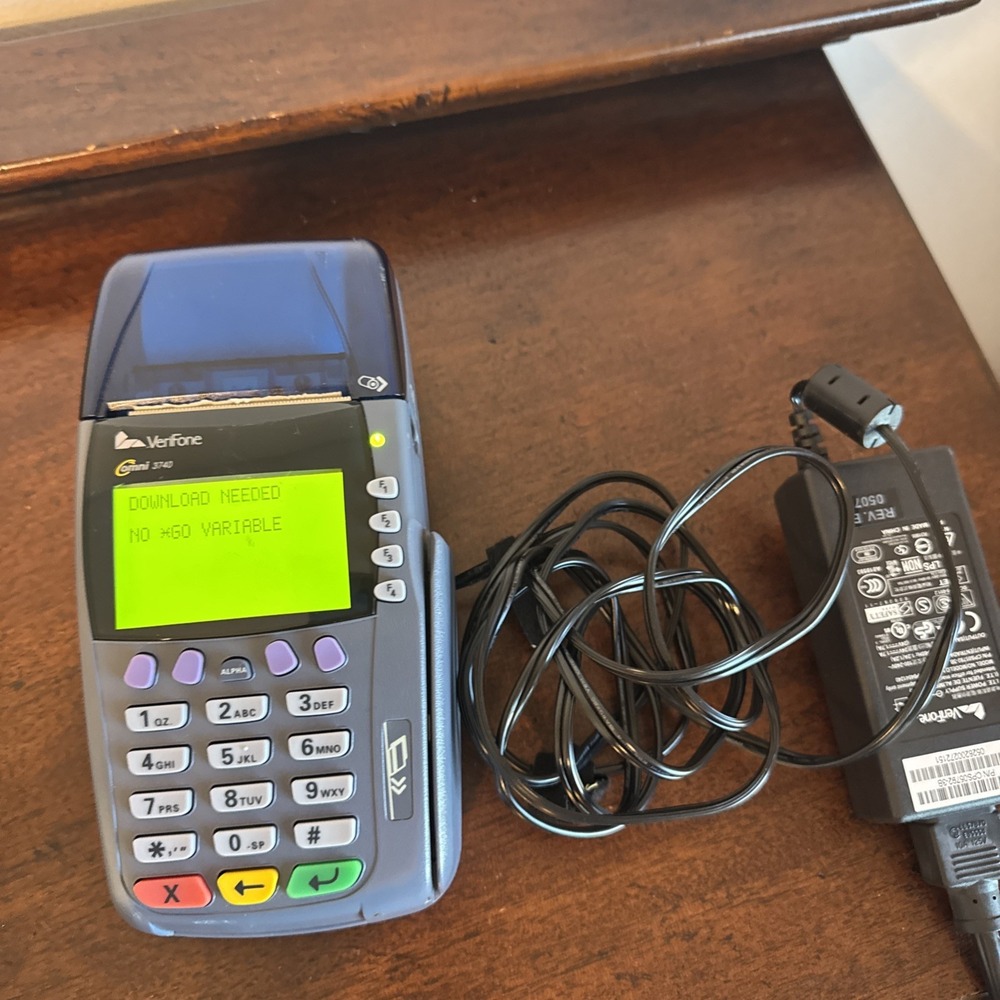 Verifone Omni 3740 HS Credit Card Terminal 2005
